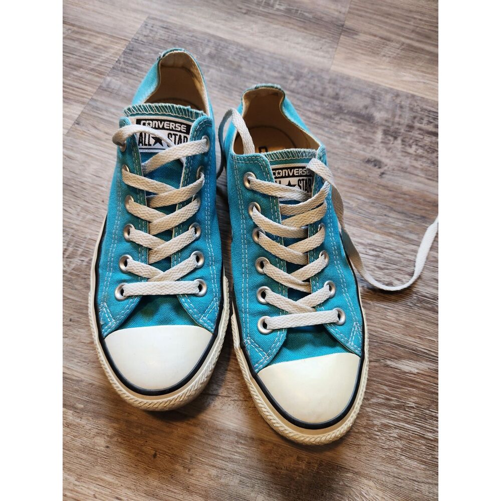 Unisex Converse Chuck Taylor All Star Sneakers Teal Men 5 Women's 7 Low Top